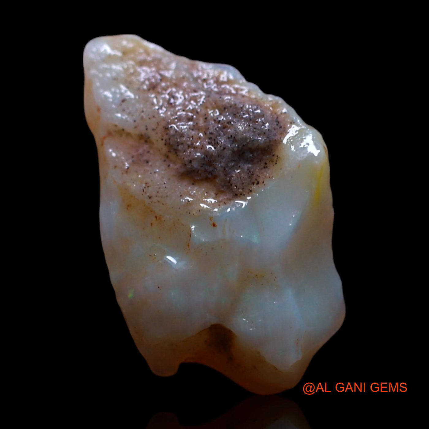 4.00 Cts Natural Australian Fire Opal Loose Gemstone Fancy Rough 17x10x6 mm RG-751