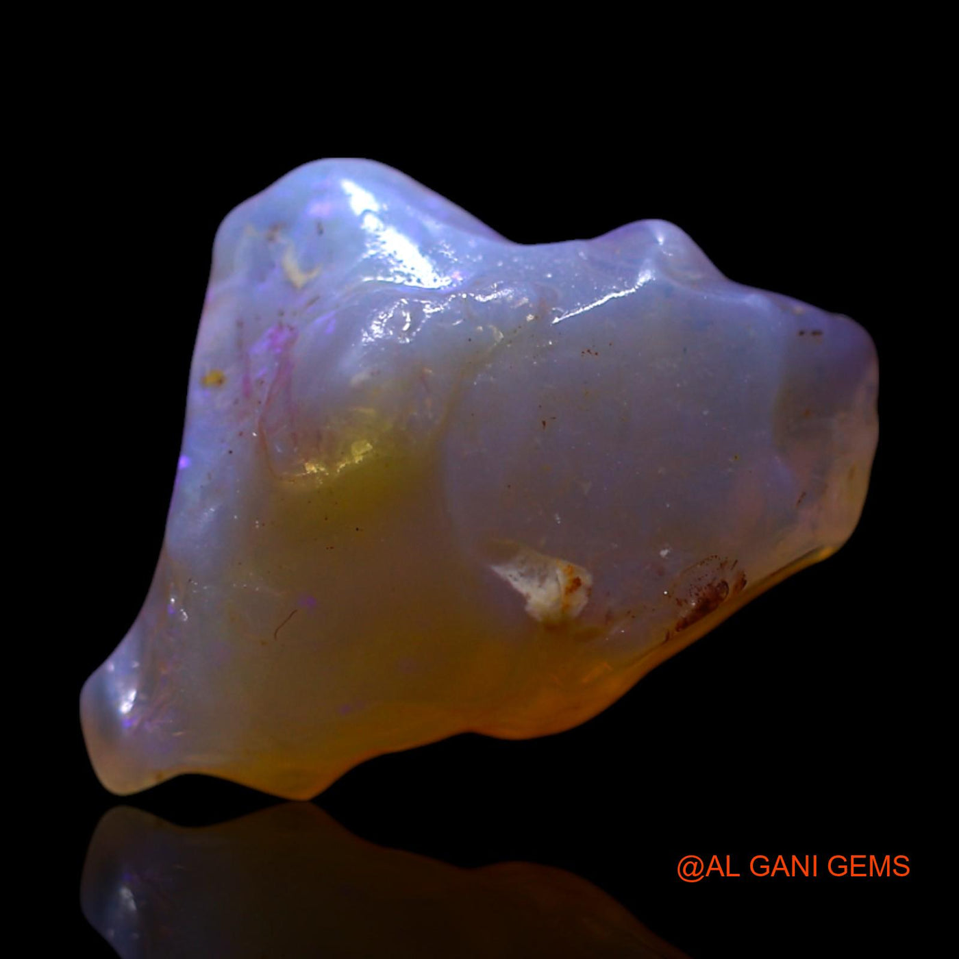 4.00 Cts Natural Australian Fire Opal Loose Gemstone Fancy Rough 15x11x6 mm RG-752