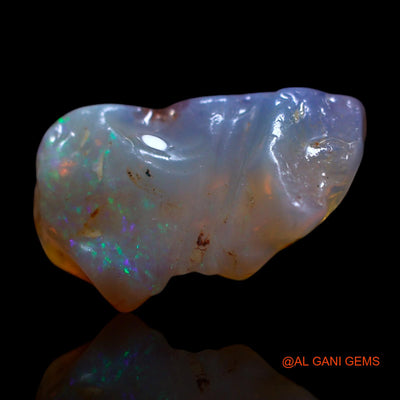 Natural Fire Opal Gemstone 4.00 Cts Loose Fancy Rough From Australia 14x8x5 mm RG-754
