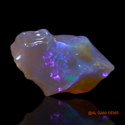 Natural Untreated Fire Opal Loose Gemstone Fancy Rough From Australia 4.00 Cts 15x10x7 mm RG-764