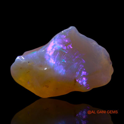 Natural Untreated Fire Opal Loose Gemstone Fancy Rough From Australia 4.00 Cts 15x10x7 mm RG-764