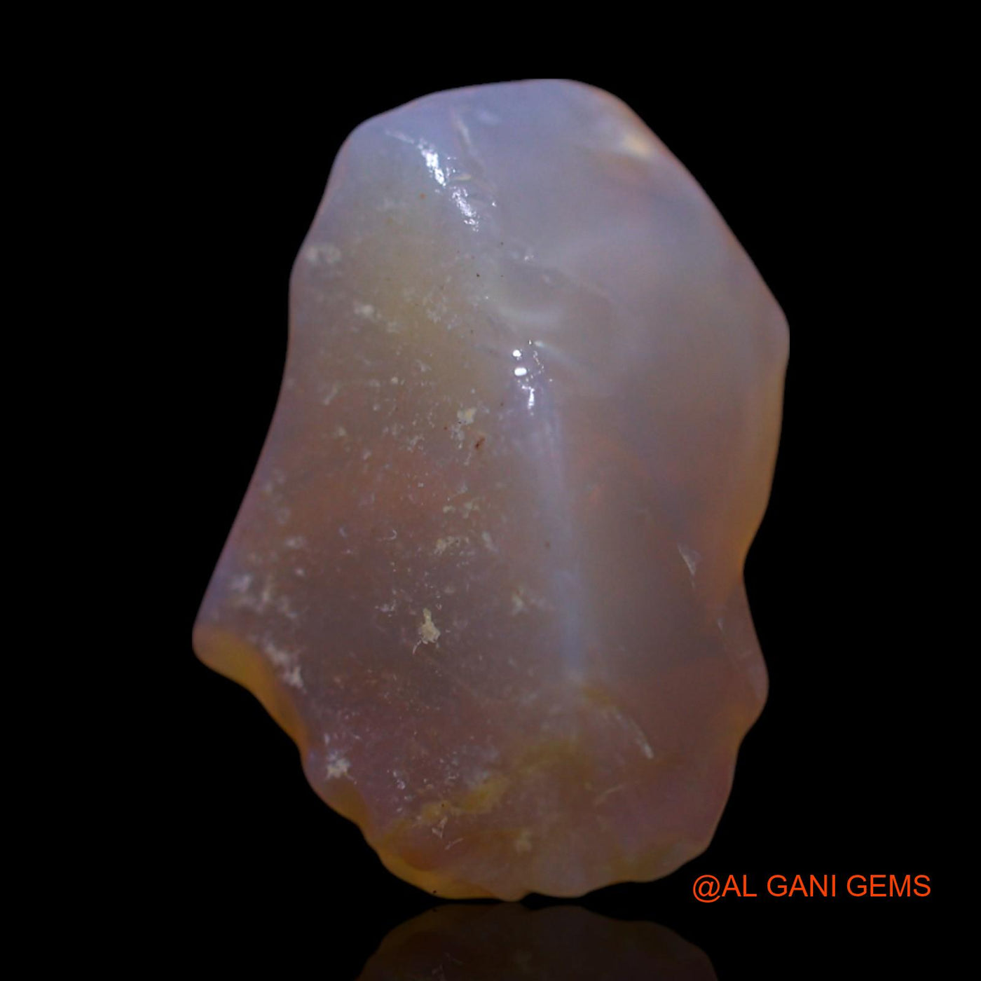 Natural Untreated Fire Opal Loose Gemstone Fancy Rough From Australia 4.00 Cts 15x10x7 mm RG-764