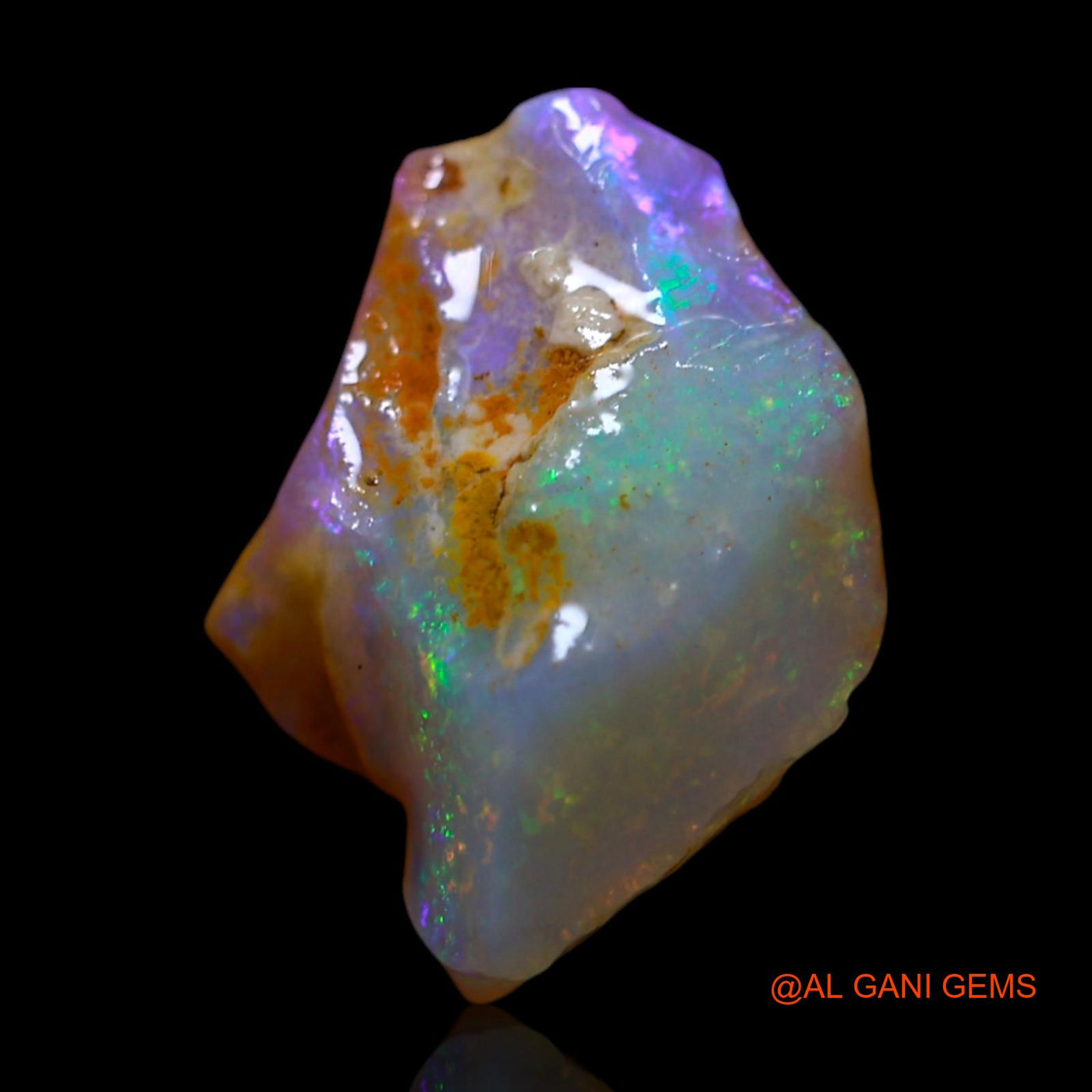 4.00 Cts Natural Australian Fire Opal Loose Gemstone Fancy Rough 14x10x7 mm RG-768