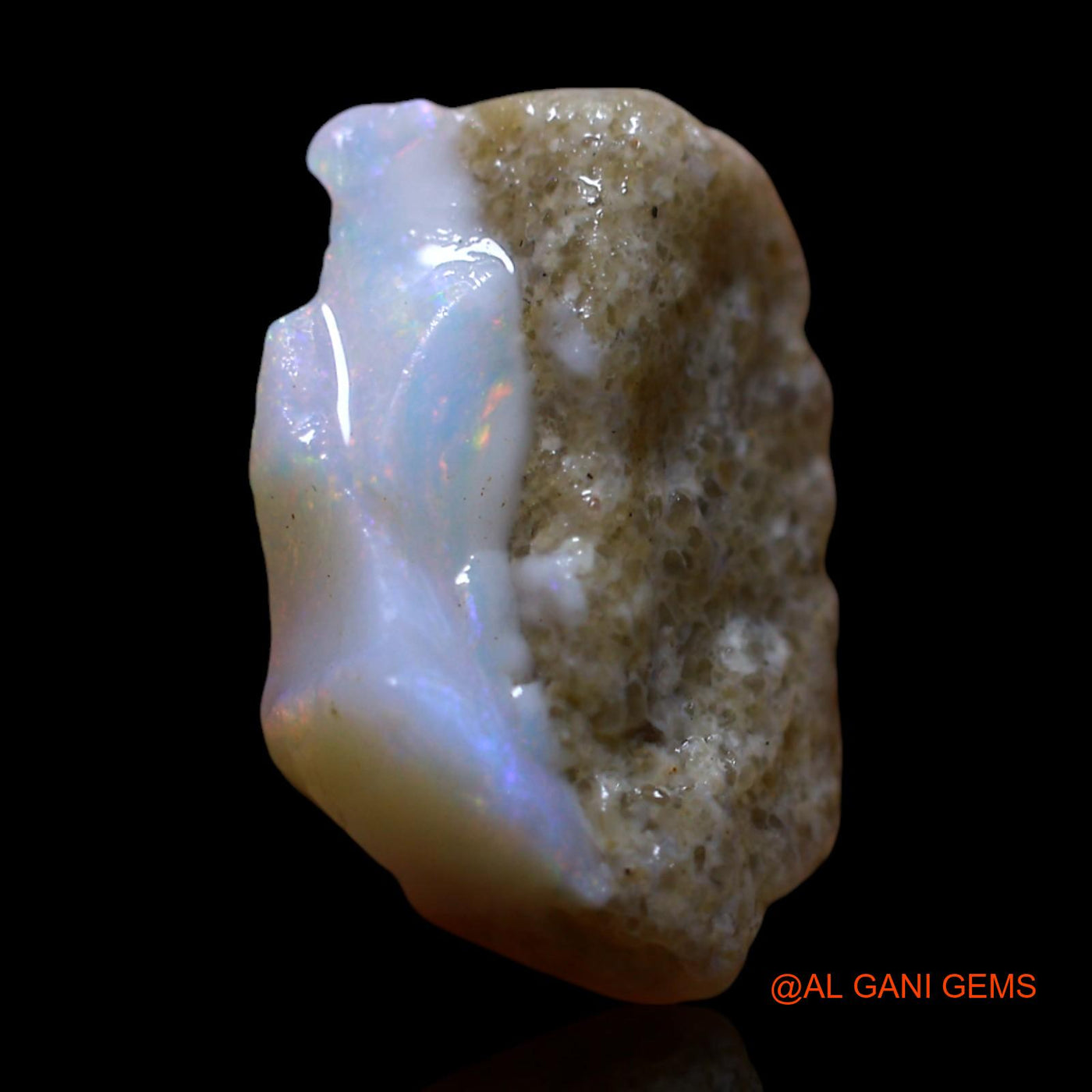 3.00 Cts Unheated Australian Fire Opal Loose Gemstone Fancy Rough Natural 14x9x5 mm RG-769