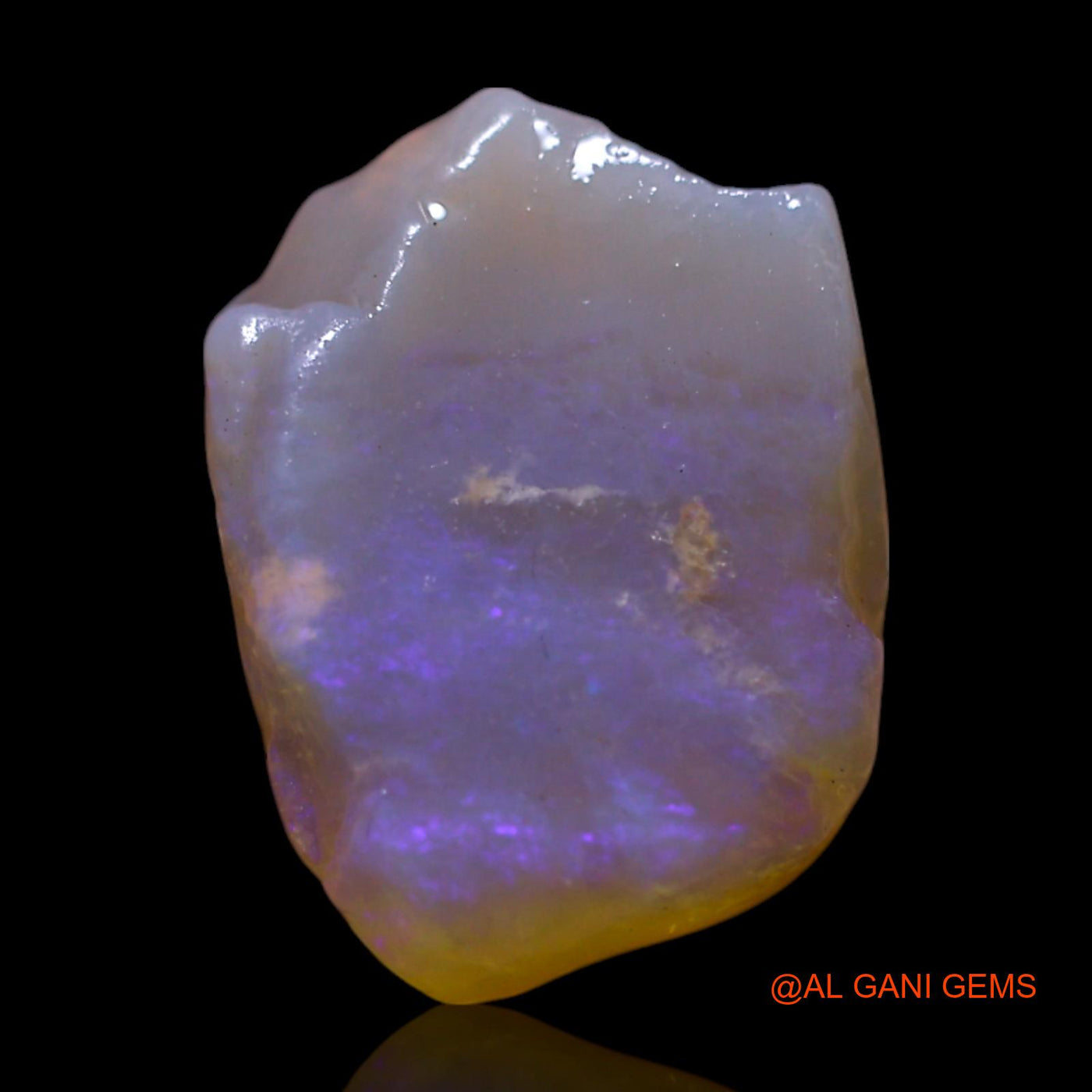 5.00 Cts Natural Australian Fire Opal Loose Gemstone Fancy Rough 12x9x7 mm RG-778