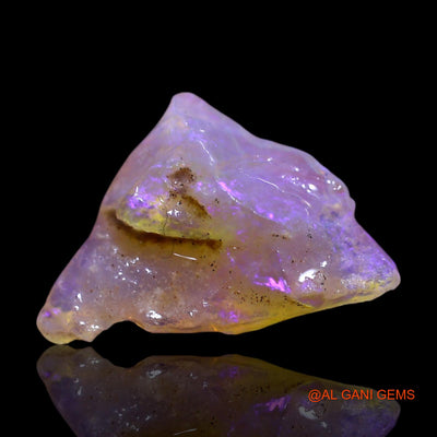 Natural Fire Opal Gemstone 2.00 Cts Loose Fancy Rough From Australia 12x10x4 mm RG-77