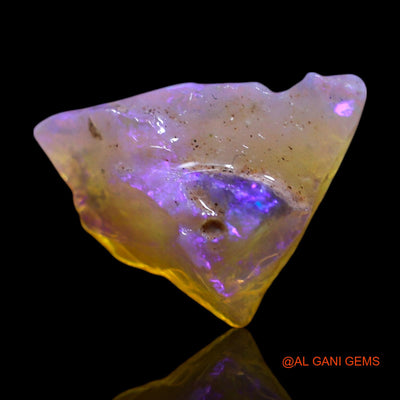 Natural Fire Opal Gemstone 2.00 Cts Loose Fancy Rough From Australia 12x10x4 mm RG-77