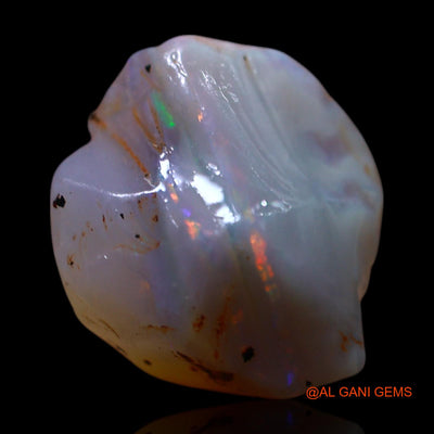 Natural Untreated Fire Opal Loose Gemstone Fancy Rough From Australia 4.00 Cts 13x11x7 mm RG-780