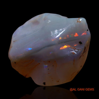 Natural Untreated Fire Opal Loose Gemstone Fancy Rough From Australia 4.00 Cts 13x11x7 mm RG-780