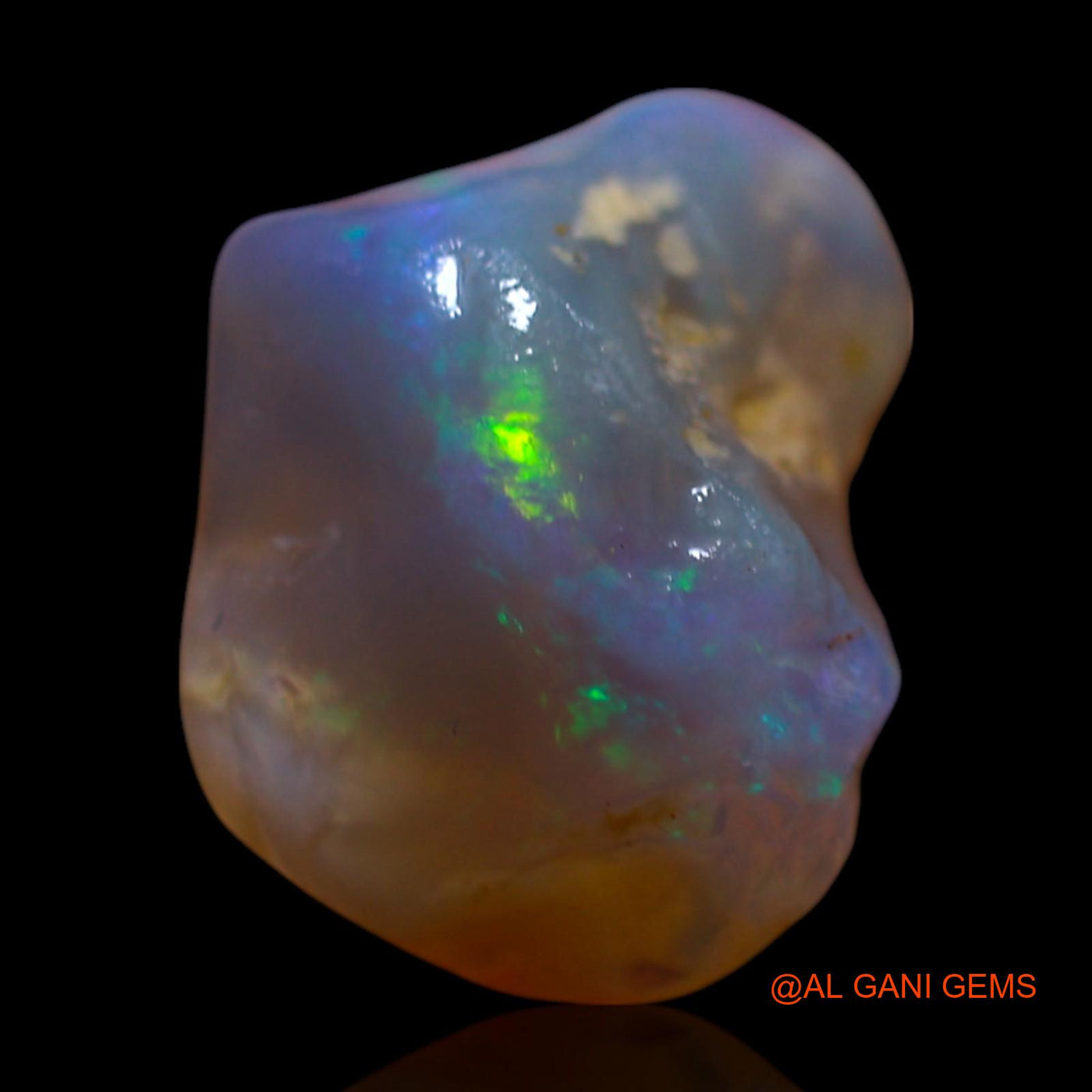 4.00 Cts Natural Australian Fire Opal Loose Gemstone Fancy Rough 12x9x7 mm RG-782