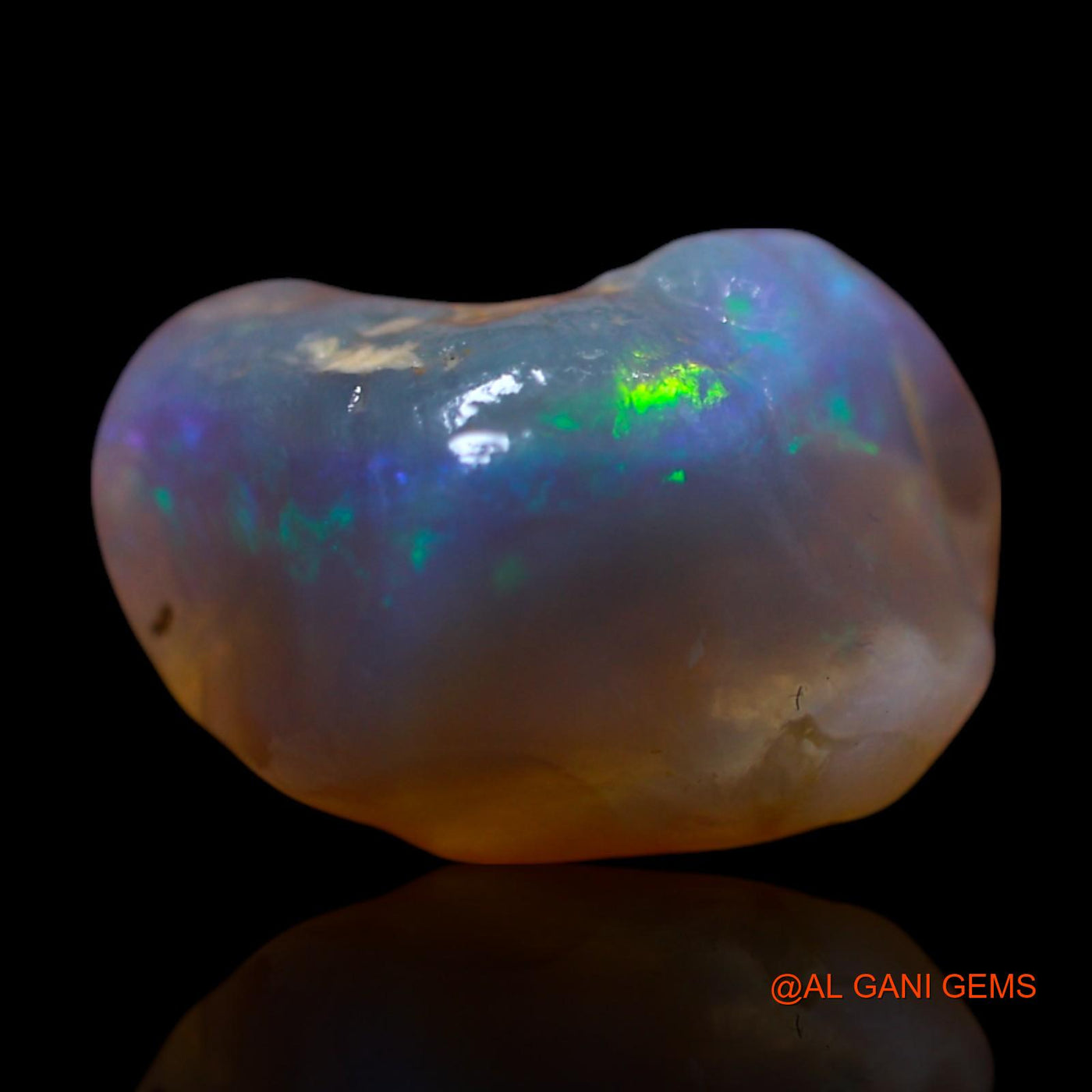 4.00 Cts Natural Australian Fire Opal Loose Gemstone Fancy Rough 12x9x7 mm RG-782