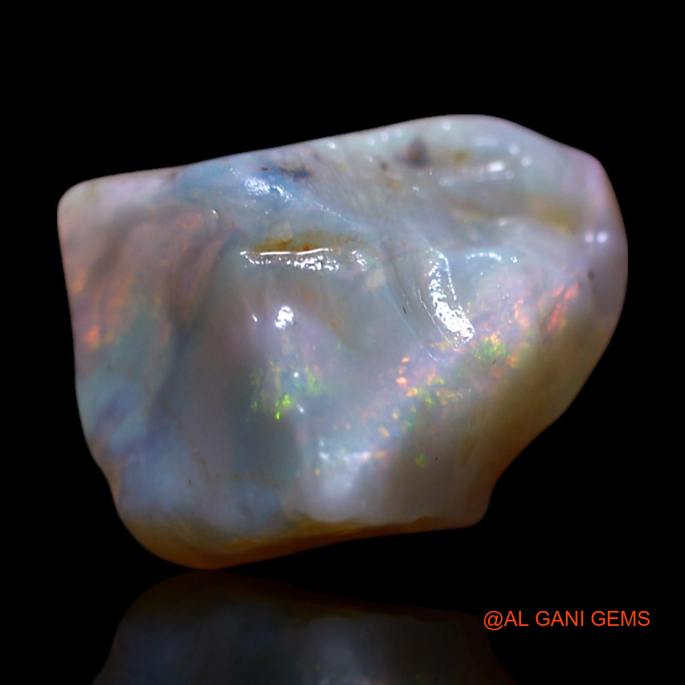 4.00 Cts Unheated Australian Fire Opal Loose Gemstone Fancy Rough Natural 11x9x7 mm RG-784