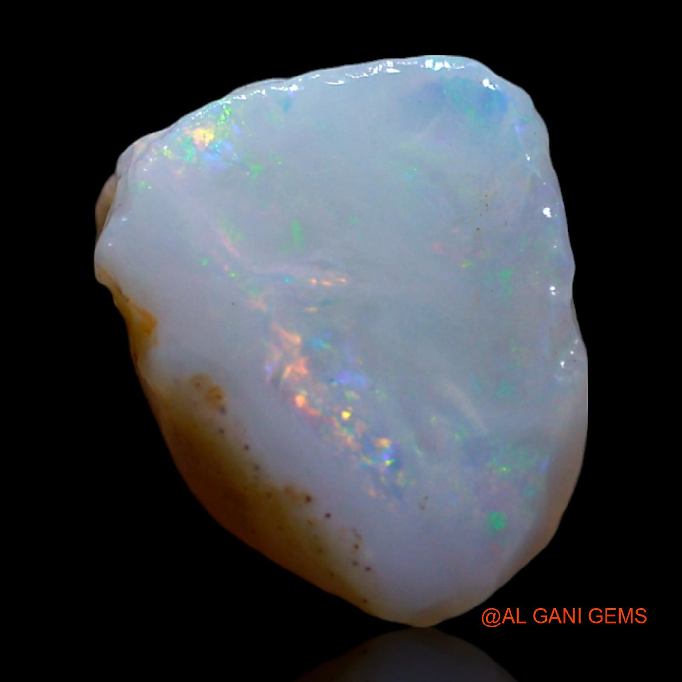2.00 Cts Natural Australian Fire Opal Loose Gemstone Fancy Rough 11x9x7 mm RG-797