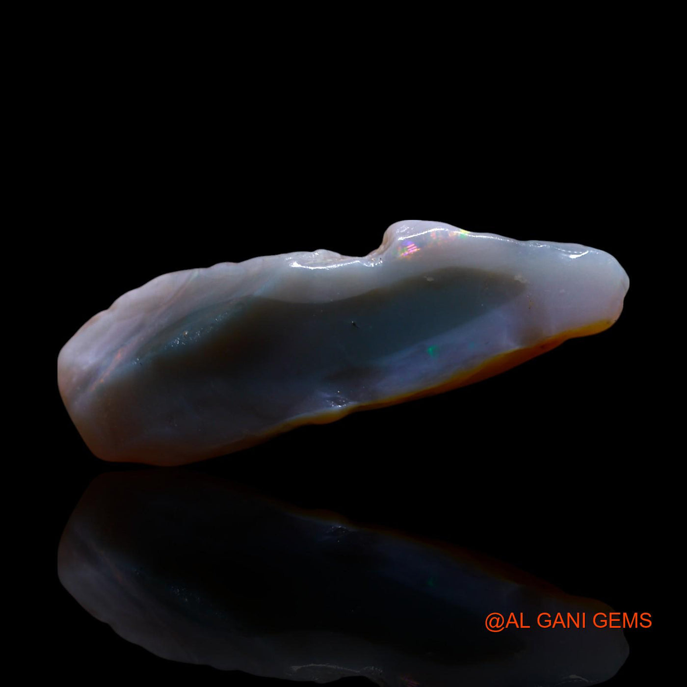 11.00 Cts Natural Australian Fire Opal Loose Gemstone Fancy Rough 27x12x8 mm RG-801