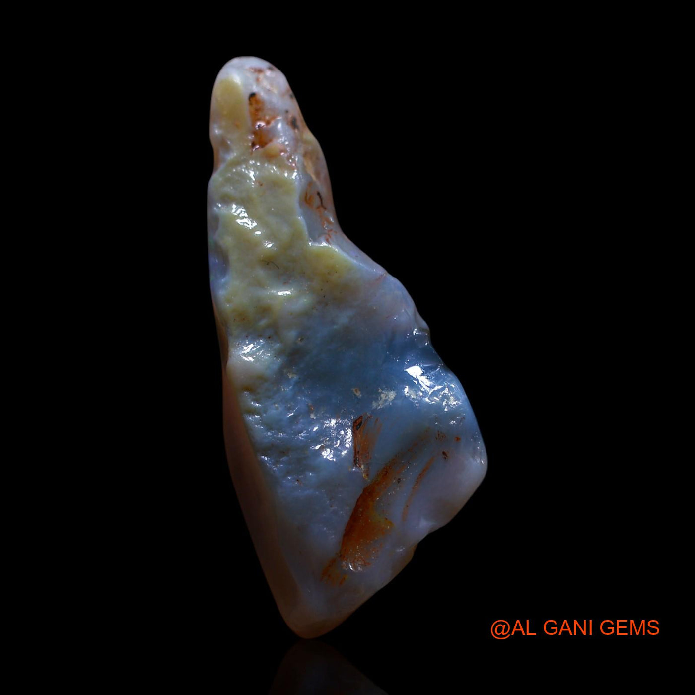 11.00 Cts Natural Australian Fire Opal Loose Gemstone Fancy Rough 27x12x8 mm RG-801