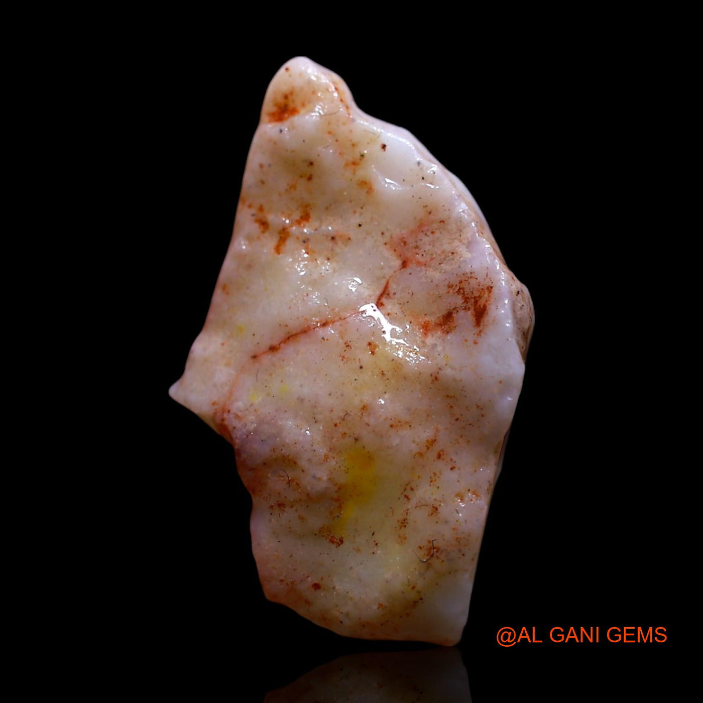 6.00 Cts Natural Australian Fire Opal Fancy Rough Loose Gemstone For Jewelry 22x14x4 mm RG-802