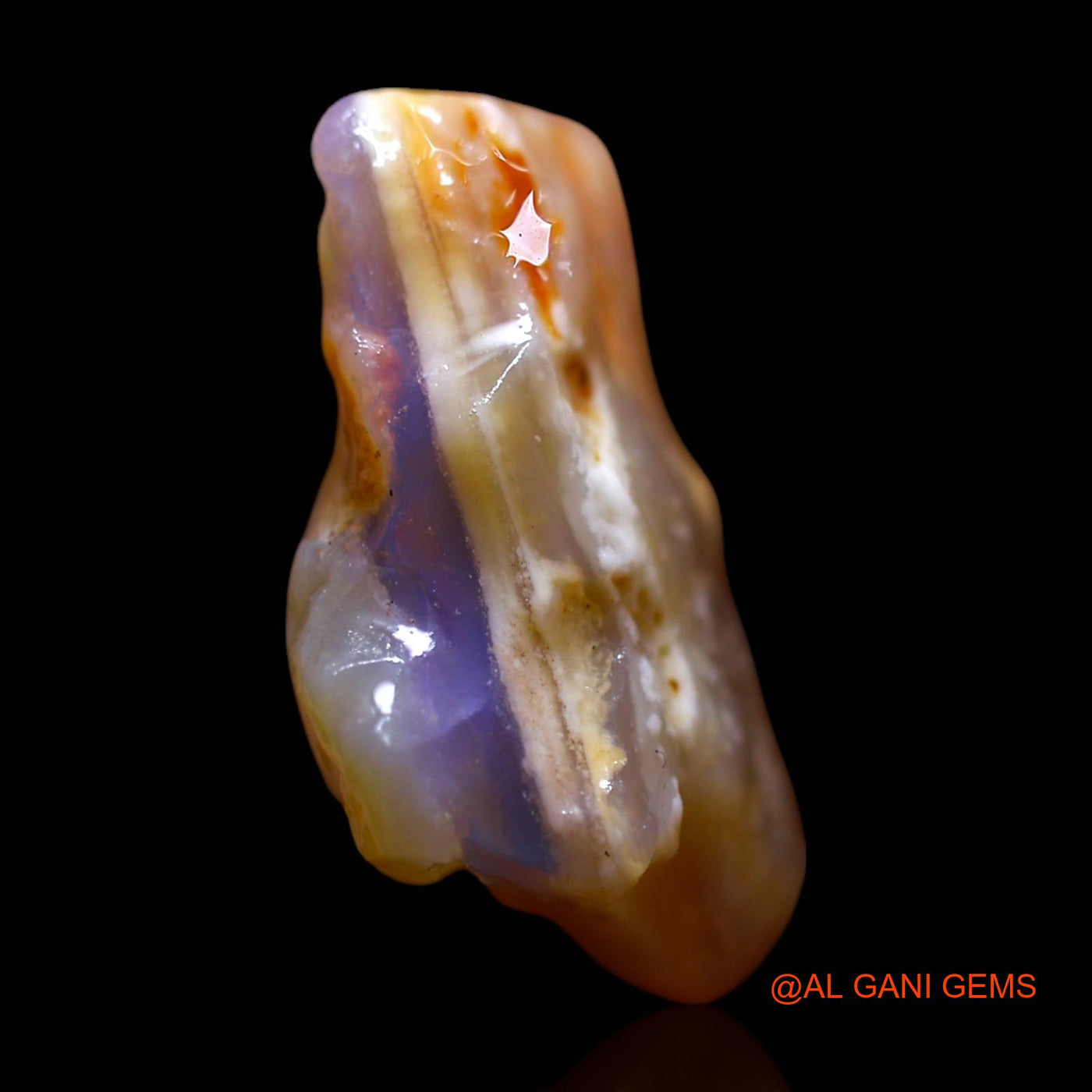 2.00 Cts Unheated Australian Fire Opal Loose Gemstone Fancy Rough Natural 20x14x8 mm RG-803