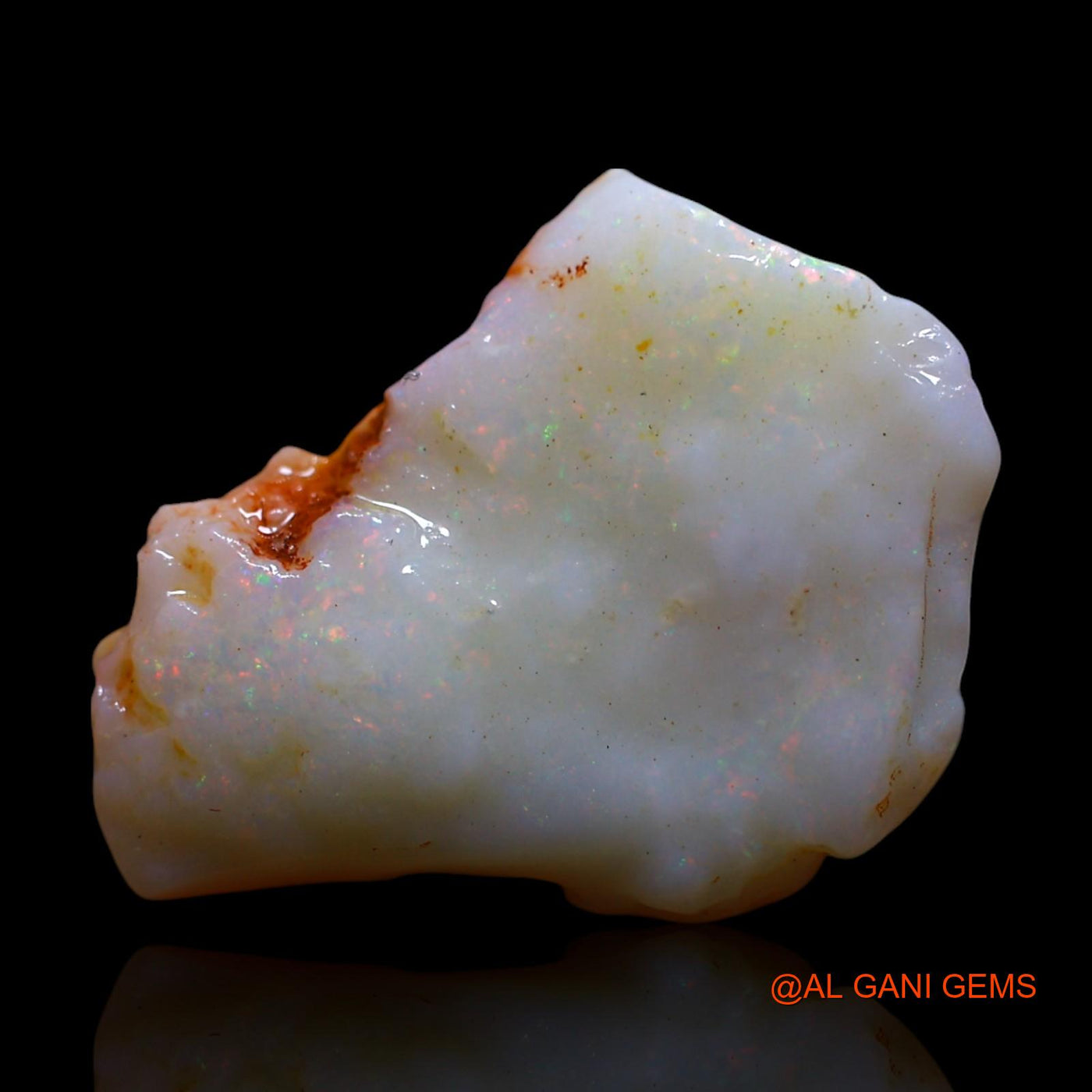 5.00 Cts Natural Australian Fire Opal Fancy Rough Loose Gemstone For Jewelry 19x14x4 mm RG-805