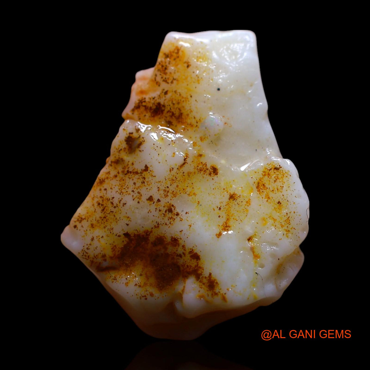5.00 Cts Natural Australian Fire Opal Fancy Rough Loose Gemstone For Jewelry 19x14x4 mm RG-805