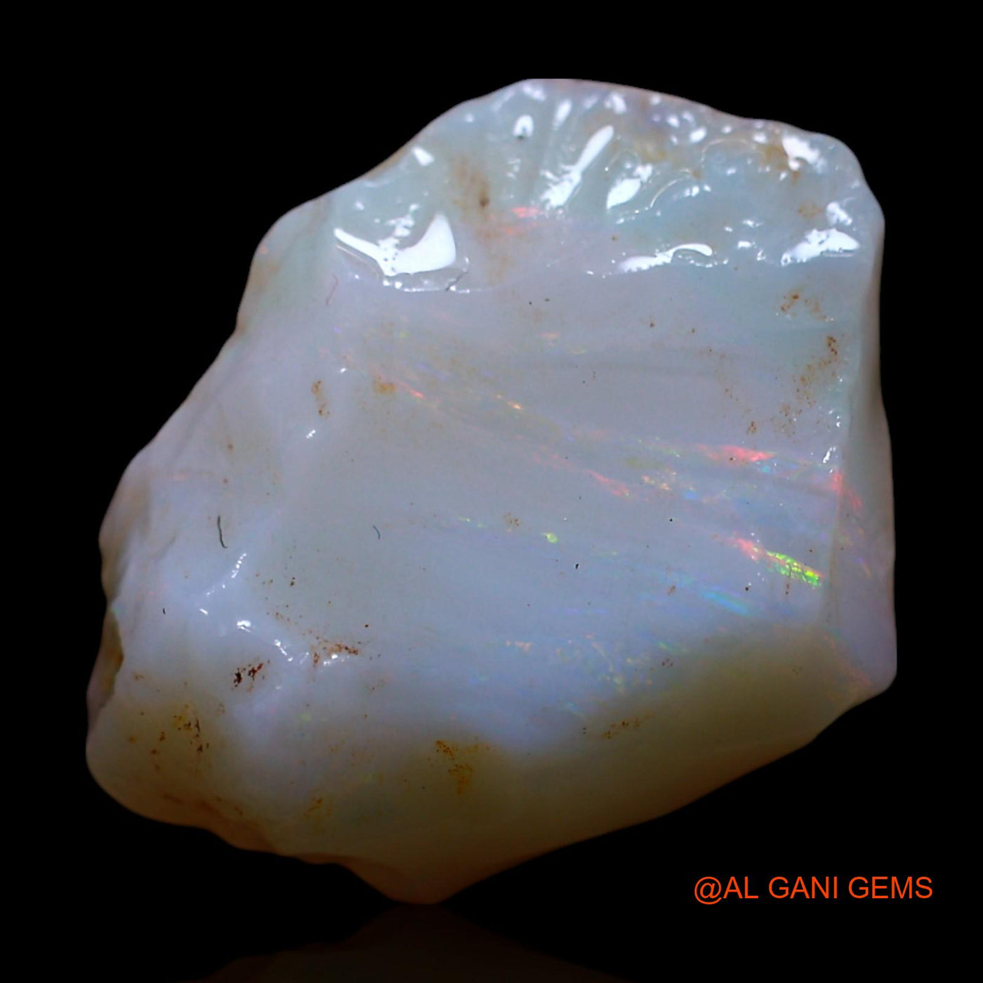 8.00 Cts Natural Australian Fire Opal Fancy Rough Loose Gemstone For Jewelry 18x13x7 mm RG-806