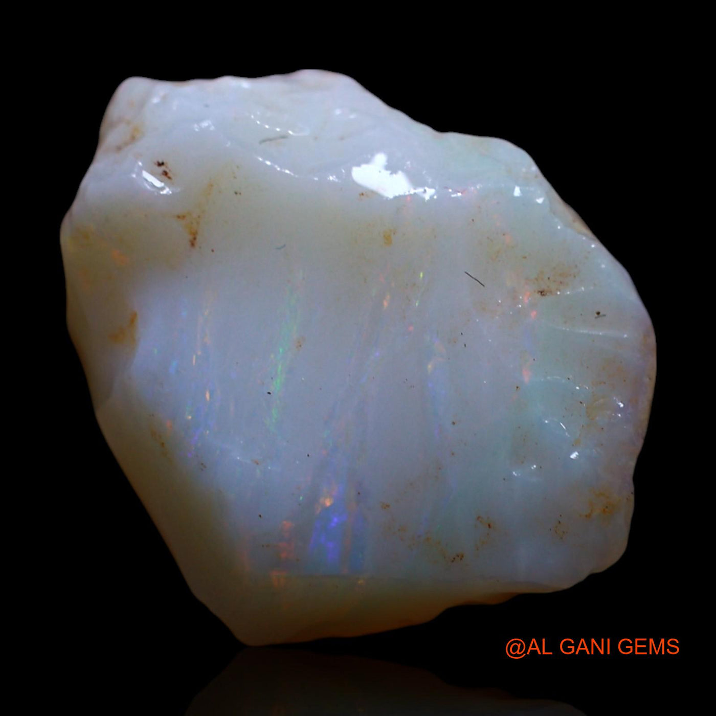 8.00 Cts Natural Australian Fire Opal Fancy Rough Loose Gemstone For Jewelry 18x13x7 mm RG-806