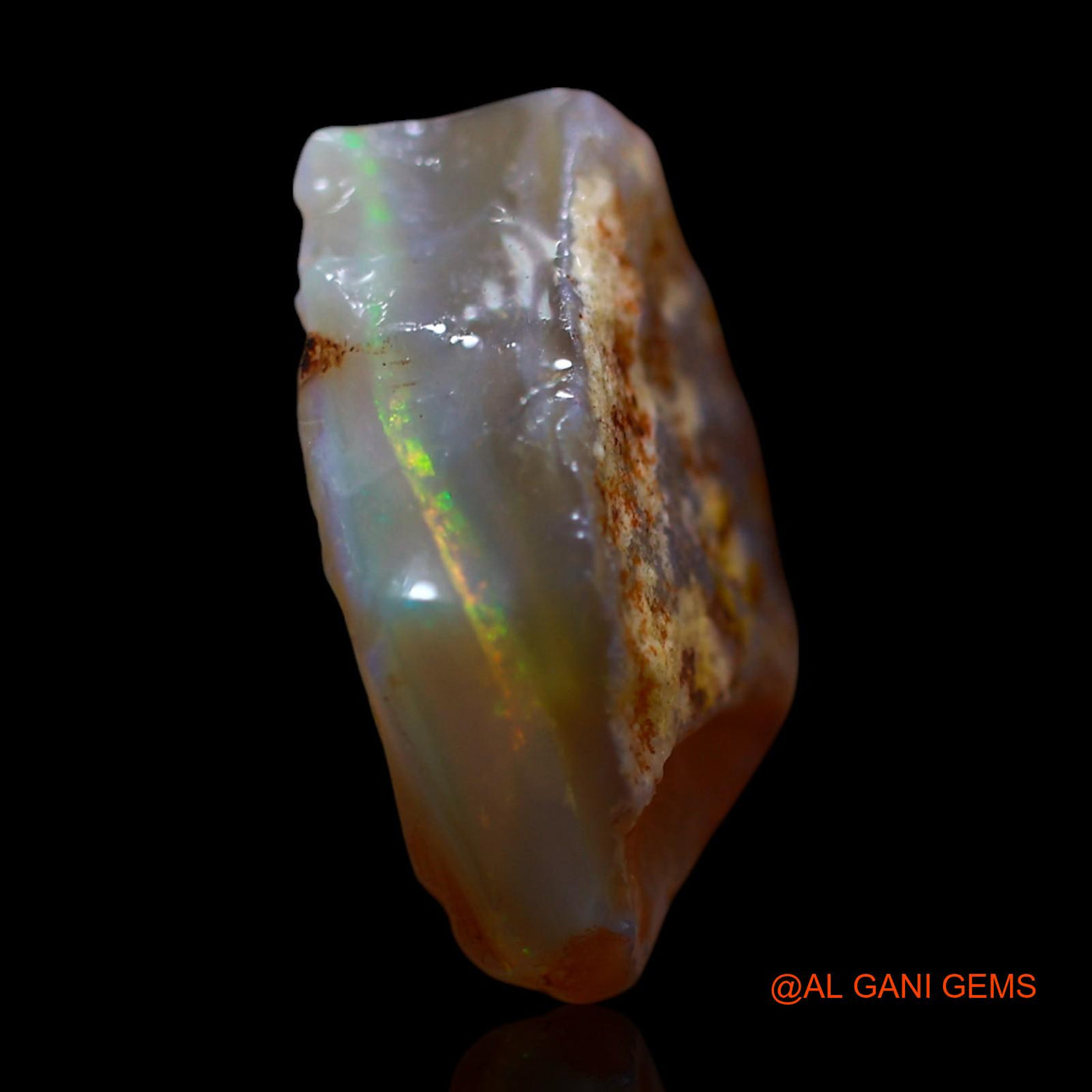 8.00 Cts Natural Australian Fire Opal Loose Gemstone Fancy Rough 17x13x7 mm RG-807