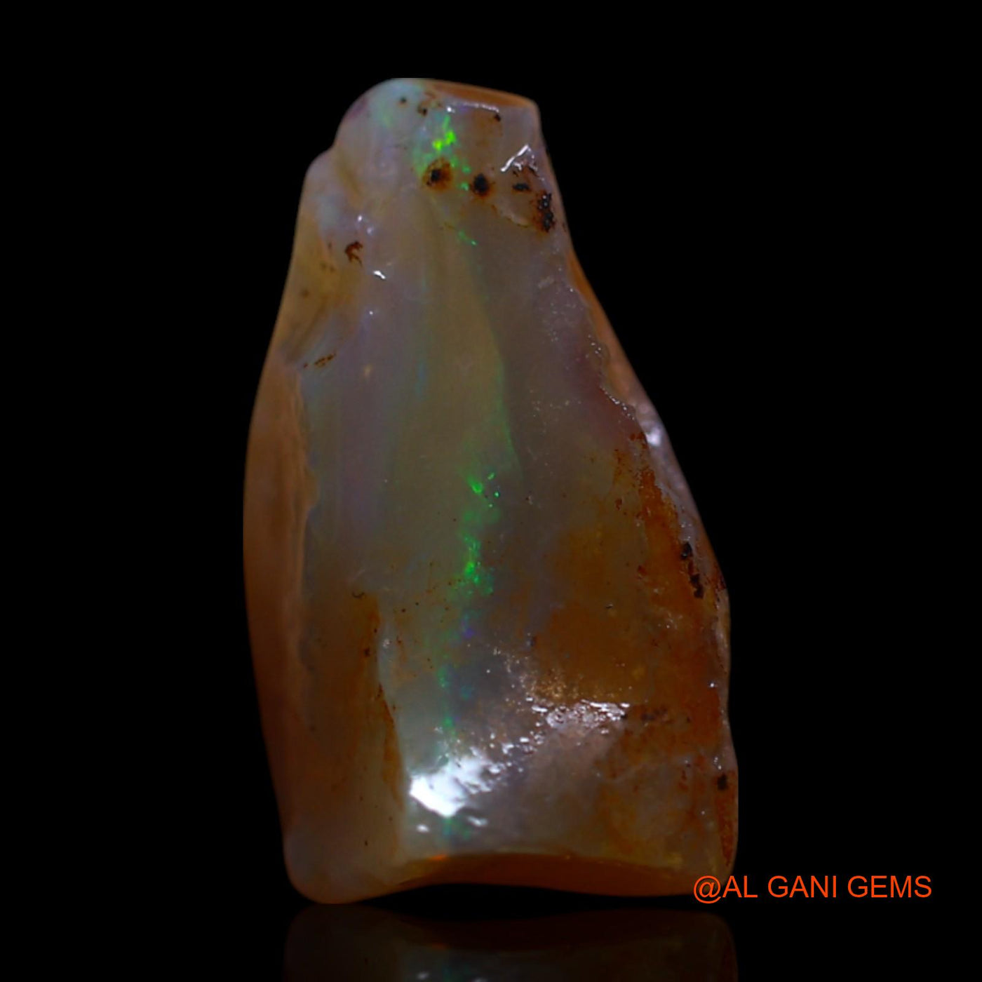 8.00 Cts Natural Australian Fire Opal Loose Gemstone Fancy Rough 17x13x7 mm RG-807