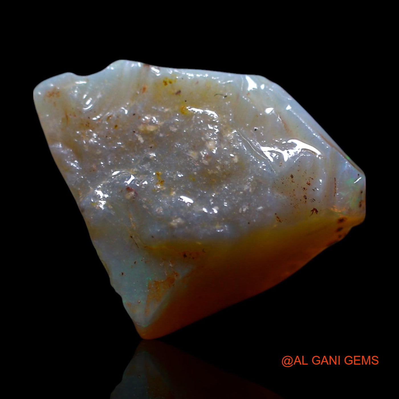 8.00 Cts Natural Australian Fire Opal Loose Gemstone Fancy Rough 17x13x7 mm RG-807