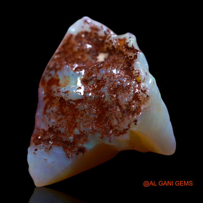 Natural Untreated Fire Opal Loose Gemstone Fancy Rough From Australia 5.00 Cts 16x13x7 mm RG-809