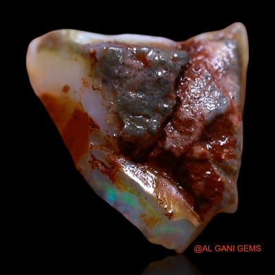 Natural Untreated Fire Opal Loose Gemstone Fancy Rough From Australia 5.00 Cts 16x13x7 mm RG-809