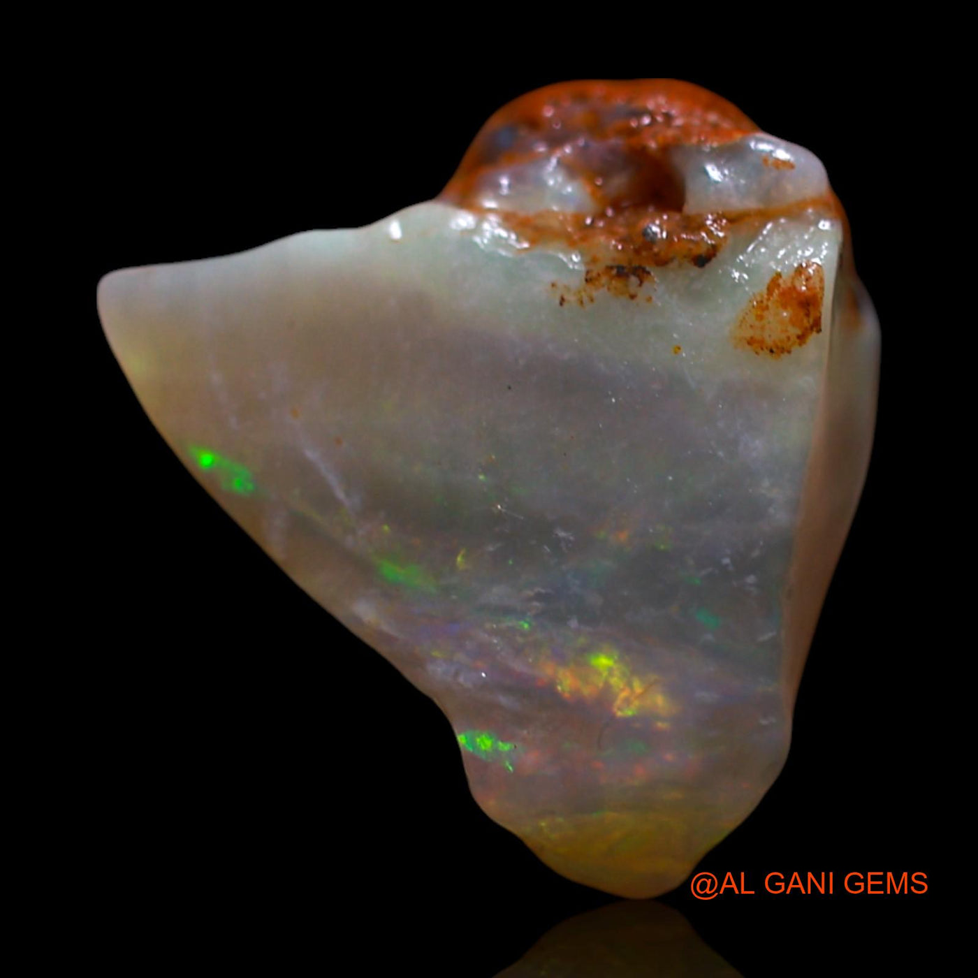 8.00 Cts Natural Australian Fire Opal Fancy Rough Loose Gemstone For Jewelry 13x11x10 mm RG-810