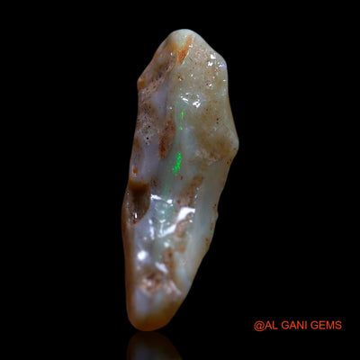 Natural Untreated Fire Opal Loose Gemstone Fancy Rough From Australia 5.00 Cts 18x10x6 mm RG-811