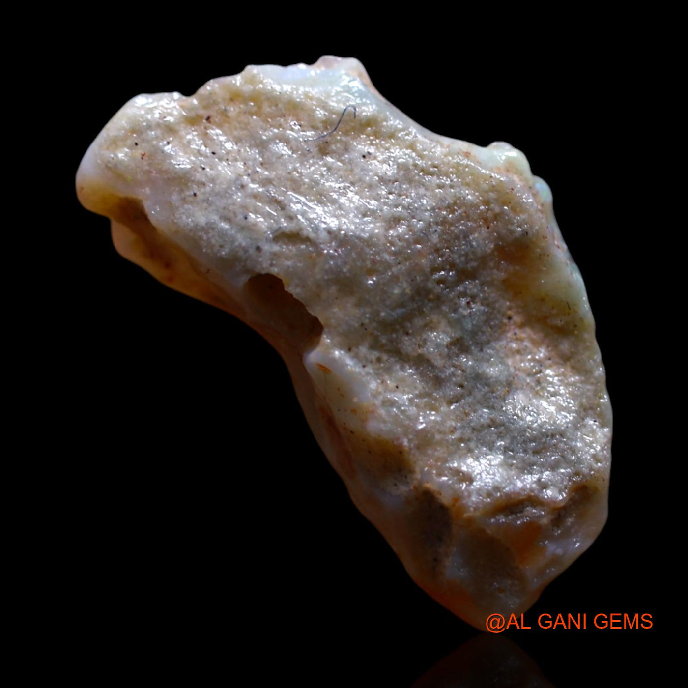 Natural Untreated Fire Opal Loose Gemstone Fancy Rough From Australia 5.00 Cts 18x10x6 mm RG-811