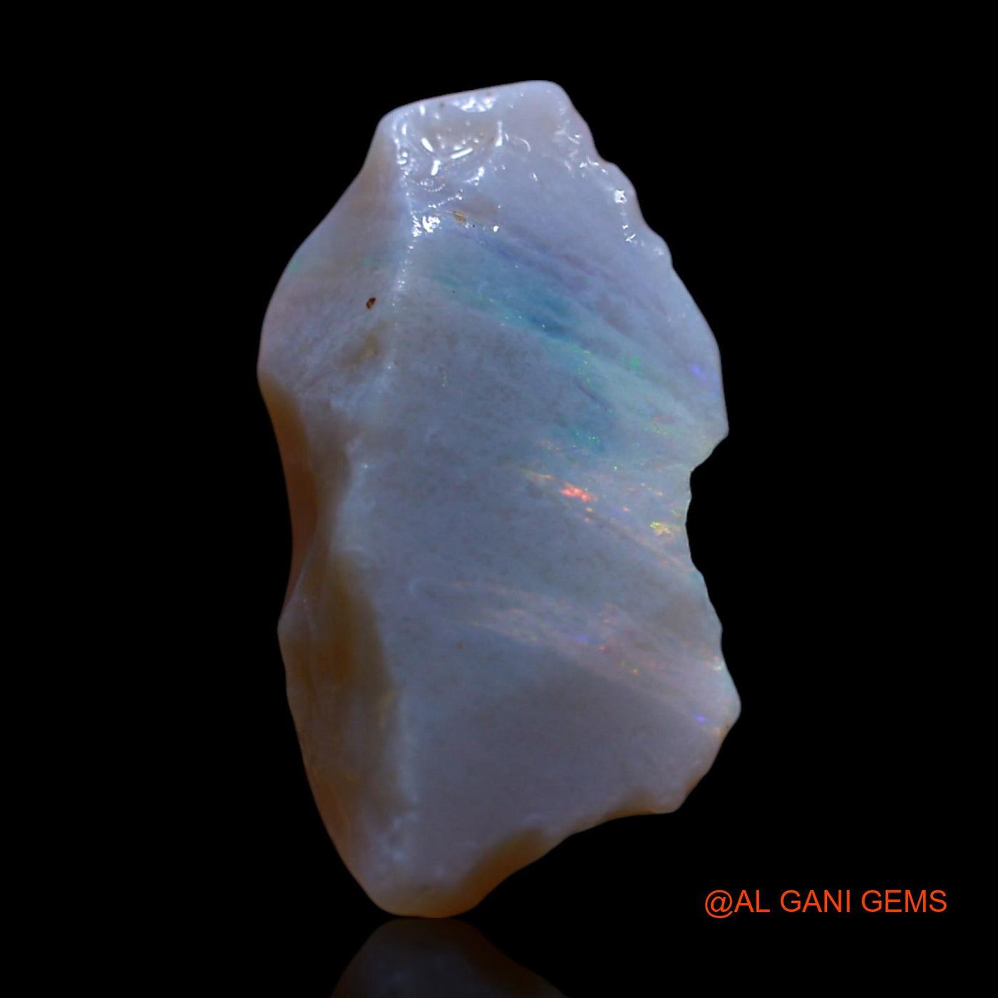 Natural Fire Opal Gemstone 4.00 Cts Loose Fancy Rough From Australia 18x9x6 mm RG-812