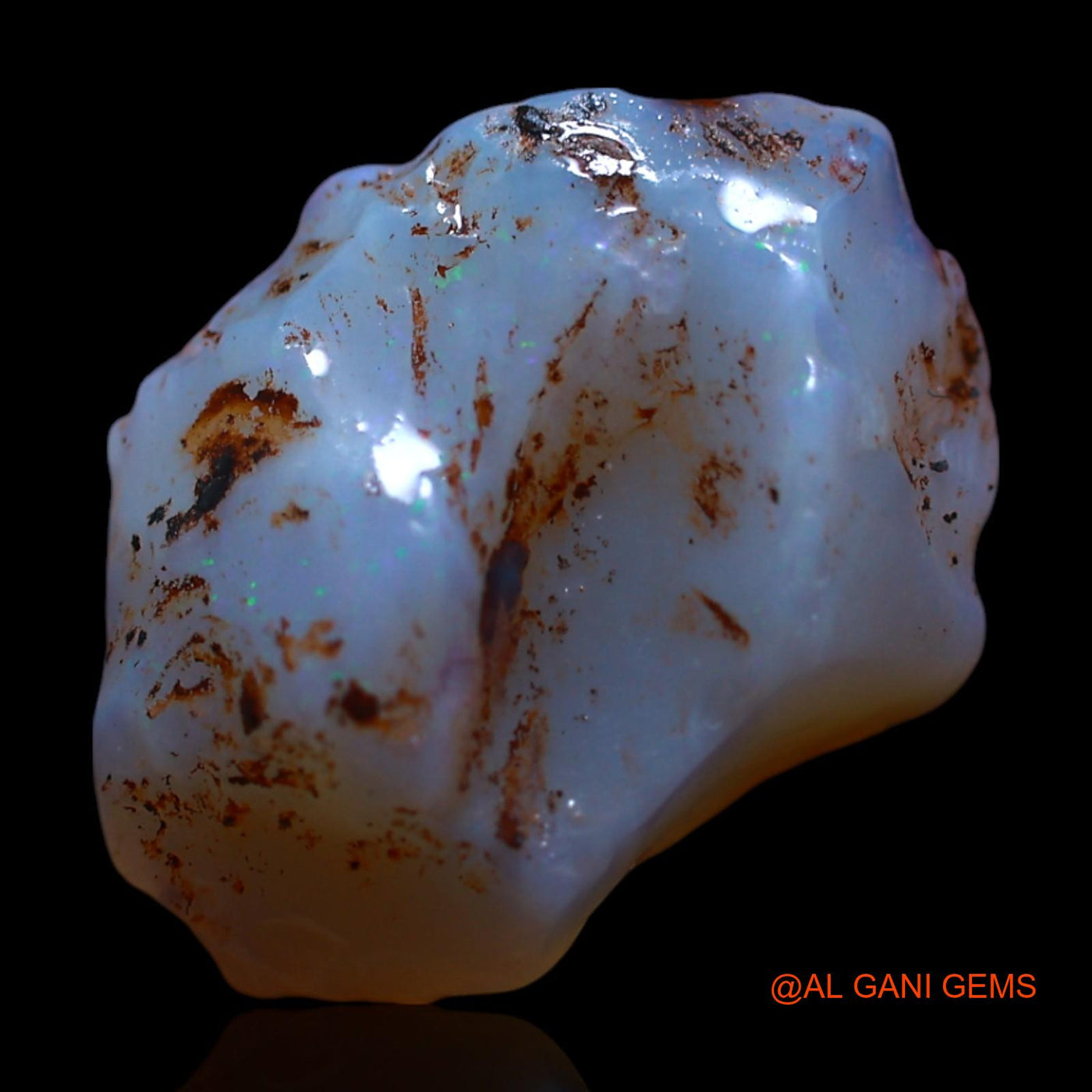 6.00 Cts Natural Australian Fire Opal Loose Gemstone Fancy Rough 15x11x8 mm RG-826