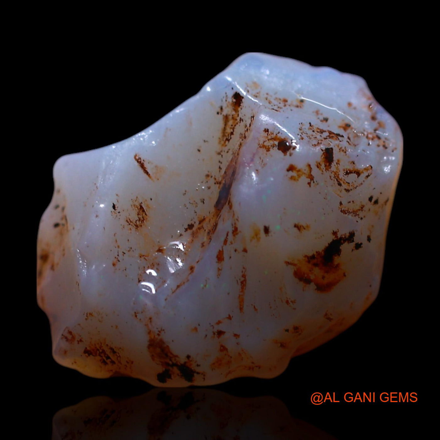 6.00 Cts Natural Australian Fire Opal Loose Gemstone Fancy Rough 15x11x8 mm RG-826