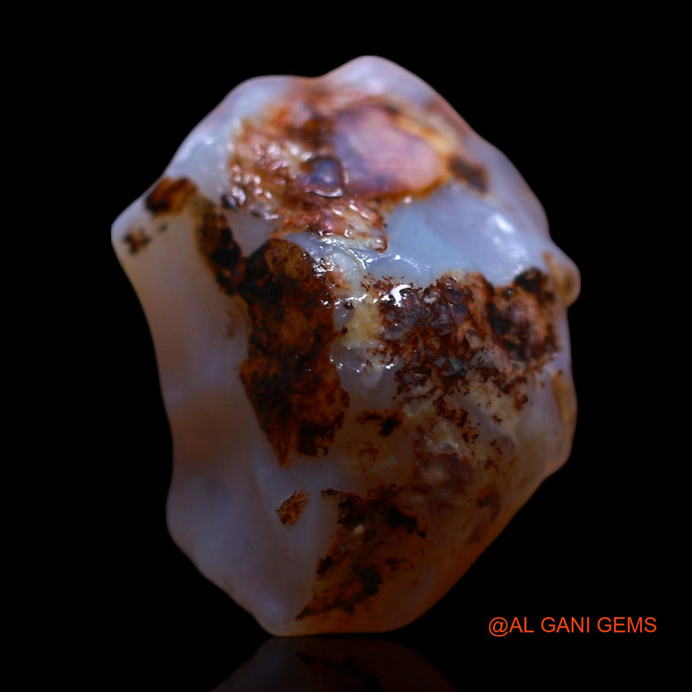 6.00 Cts Natural Australian Fire Opal Loose Gemstone Fancy Rough 15x11x8 mm RG-826