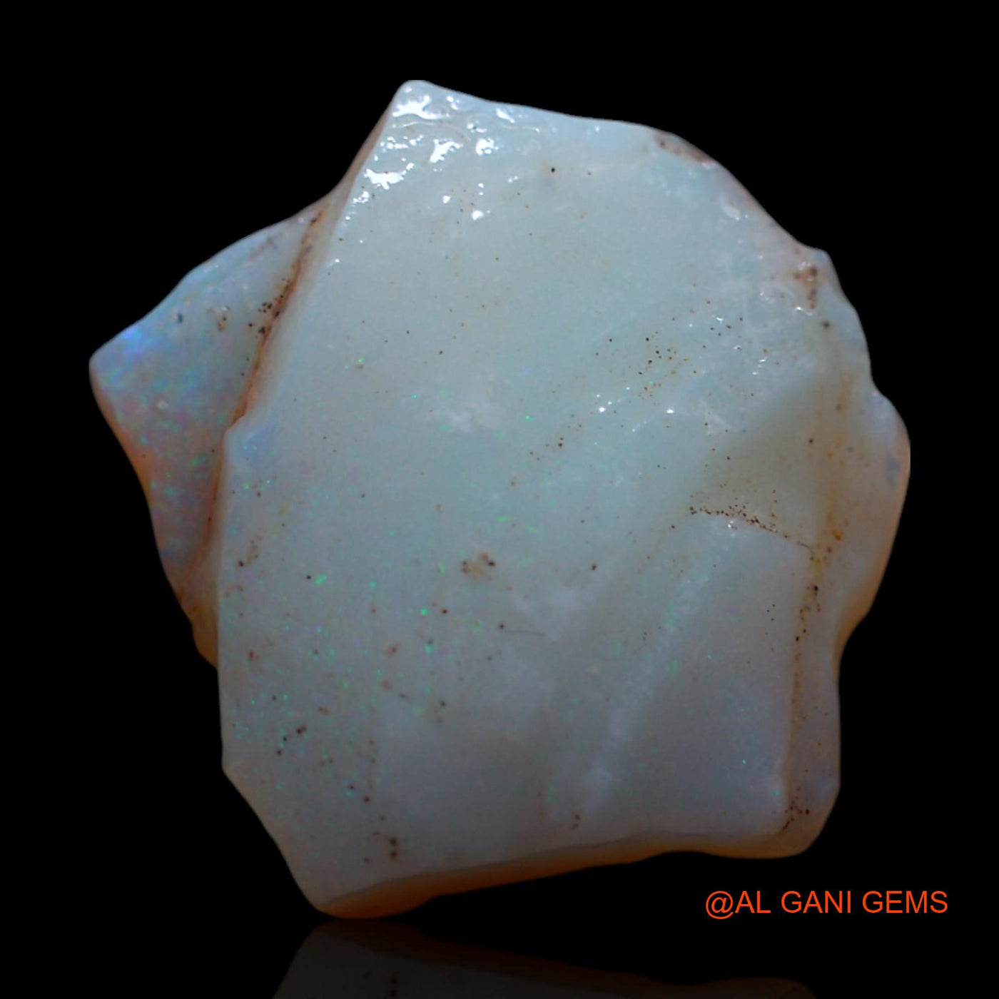 Natural Untreated Fire Opal Loose Gemstone Fancy Rough From Australia 4.00 Cts 14x13x4 mm RG-829