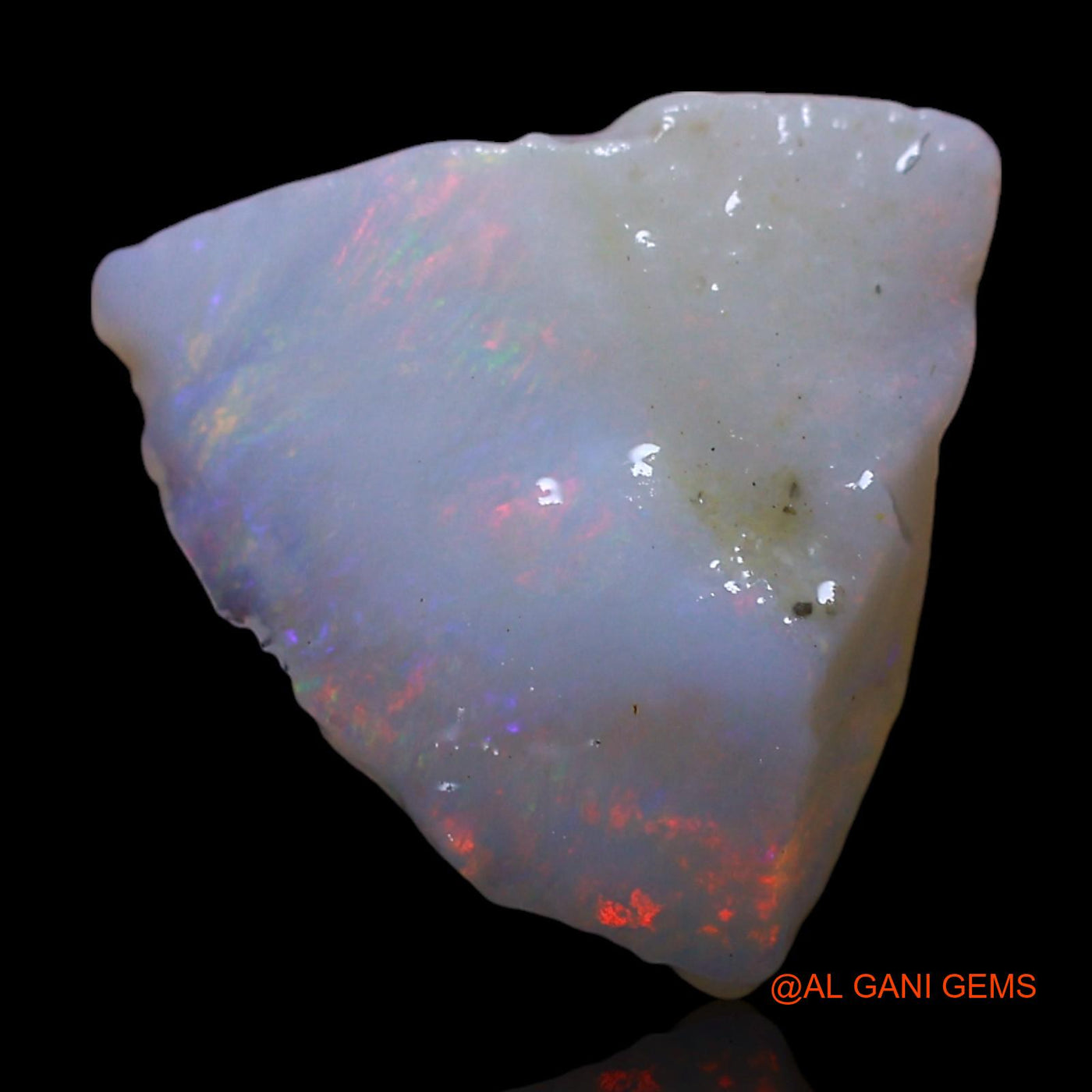 2.00 Cts Natural Australian Fire Opal Fancy Rough Loose Gemstone For Jewelry 12x12x4 mm RG-82