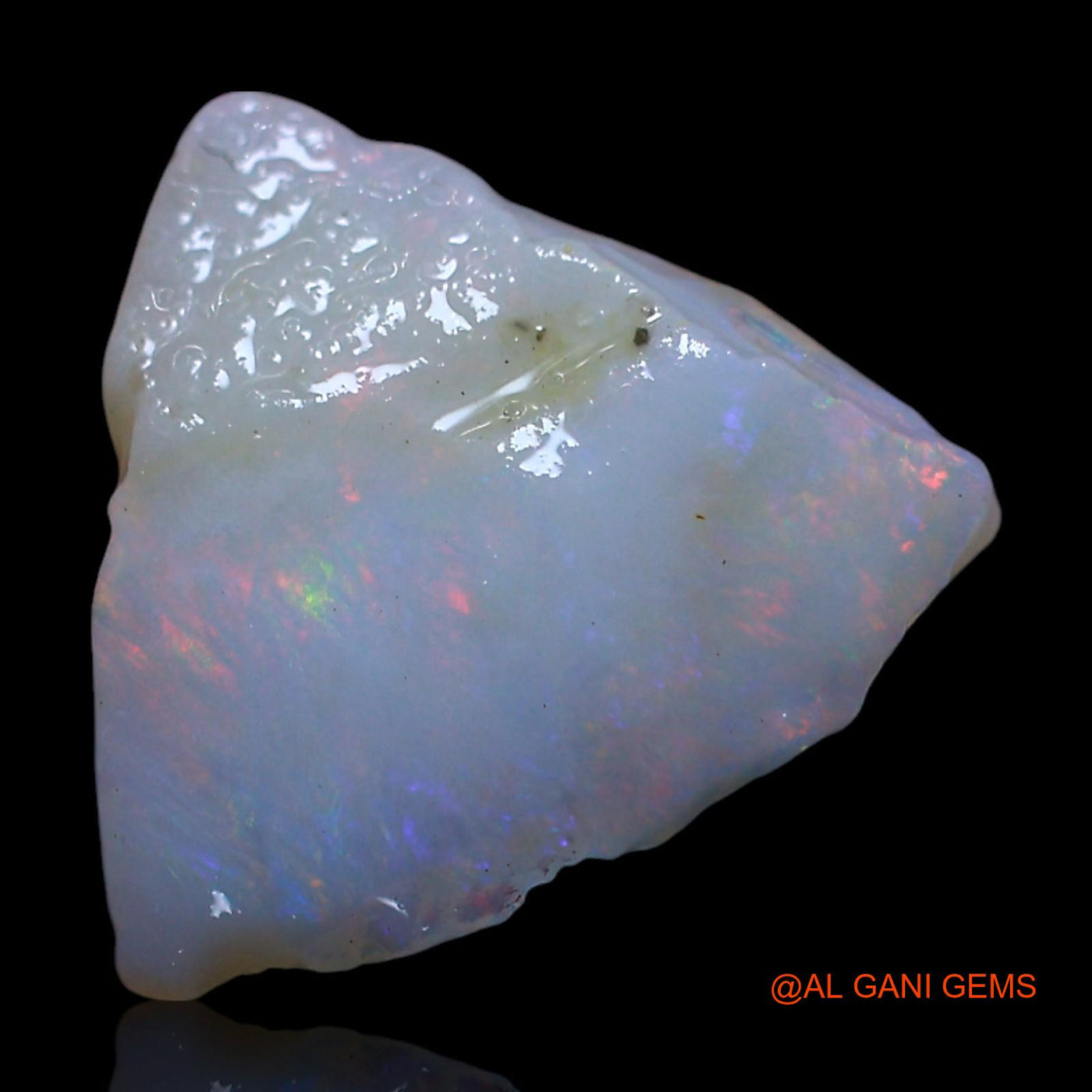2.00 Cts Natural Australian Fire Opal Fancy Rough Loose Gemstone For Jewelry 12x12x4 mm RG-82