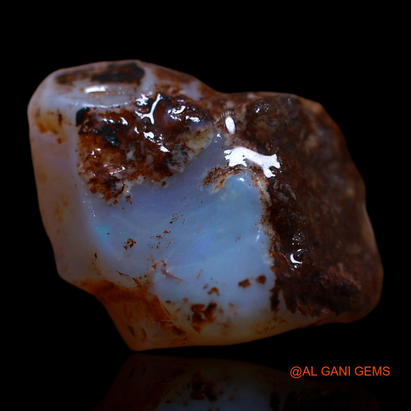6.00 Cts Natural Australian Fire Opal Loose Gemstone Fancy Rough 15x11x7 mm RG-830