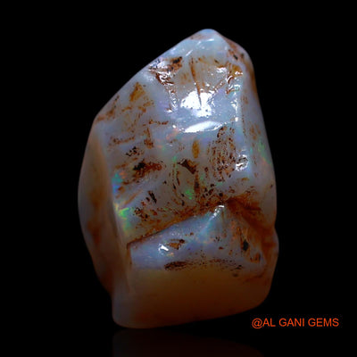 6.00 Cts Natural Australian Fire Opal Loose Gemstone Fancy Rough 15x11x7 mm RG-830