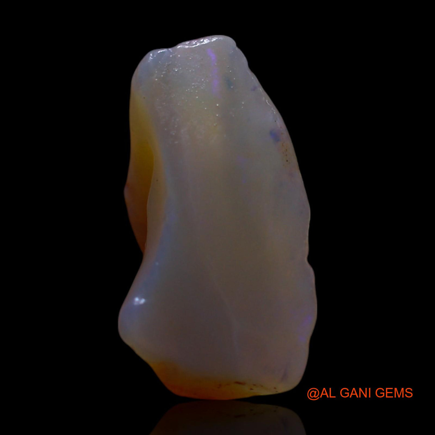 Natural Untreated Fire Opal Loose Gemstone Fancy Rough From Australia 4.00 Cts 14x9x7 mm RG-836