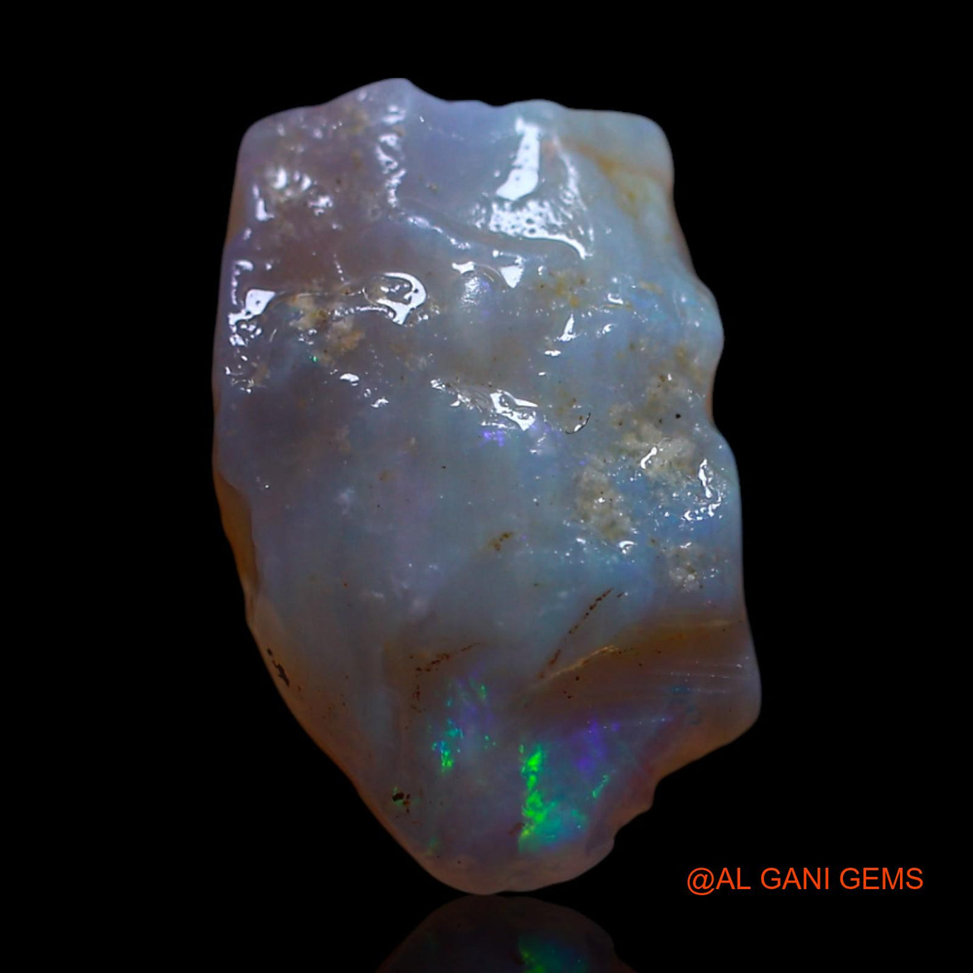 3.00 Cts Natural Australian Fire Opal Loose Gemstone Fancy Rough 14x9x4 mm RG-837