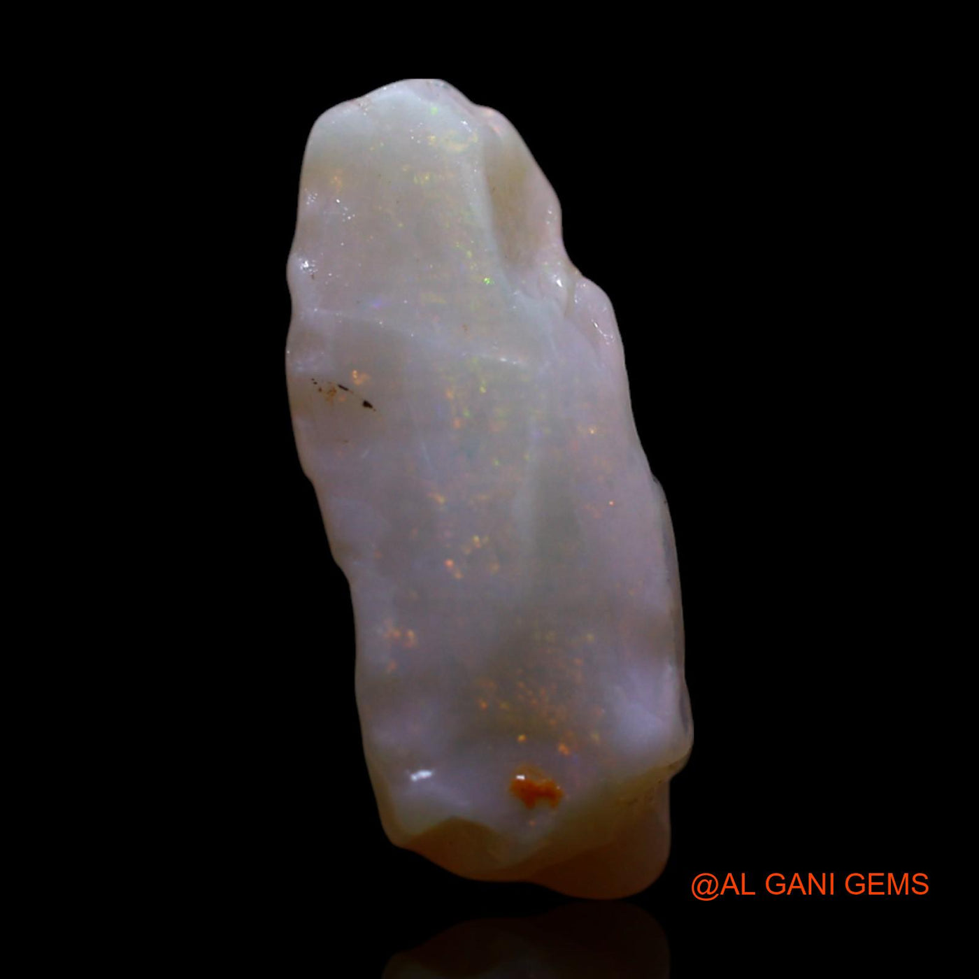 Natural Fire Opal Gemstone 4.00 Cts Loose Fancy Rough From Australia 14x8x6 mm RG-838