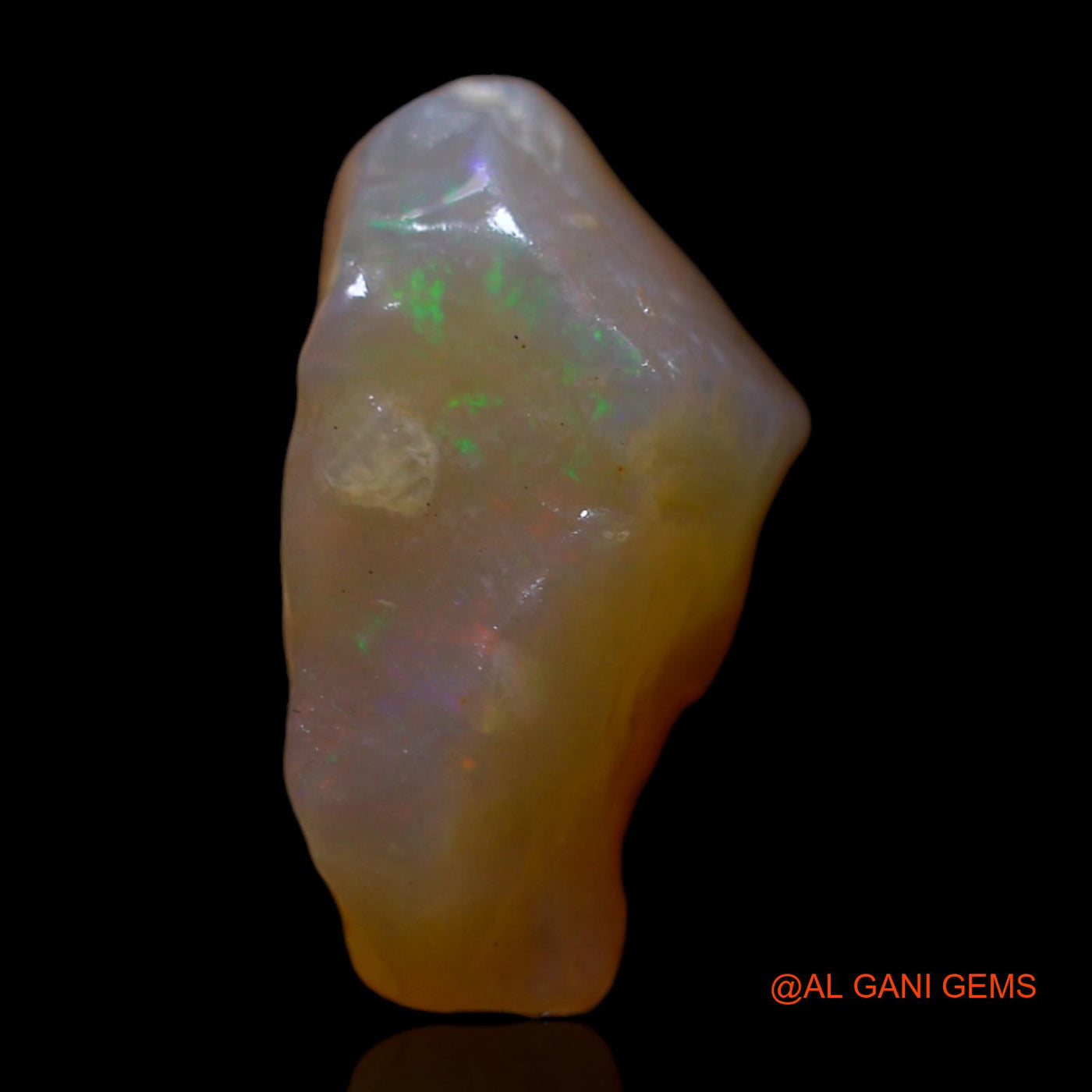 4.00 Cts Natural Australian Fire Opal Loose Gemstone Fancy Rough 15x10x7 mm RG-840