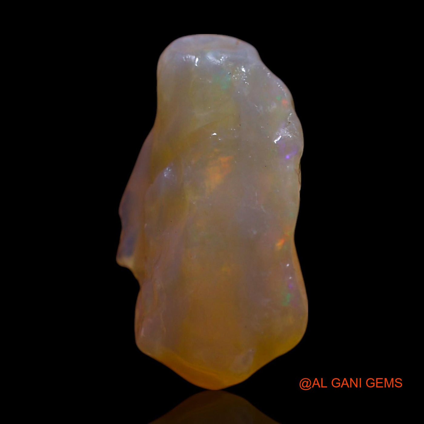 4.00 Cts Natural Australian Fire Opal Loose Gemstone Fancy Rough 15x10x7 mm RG-840