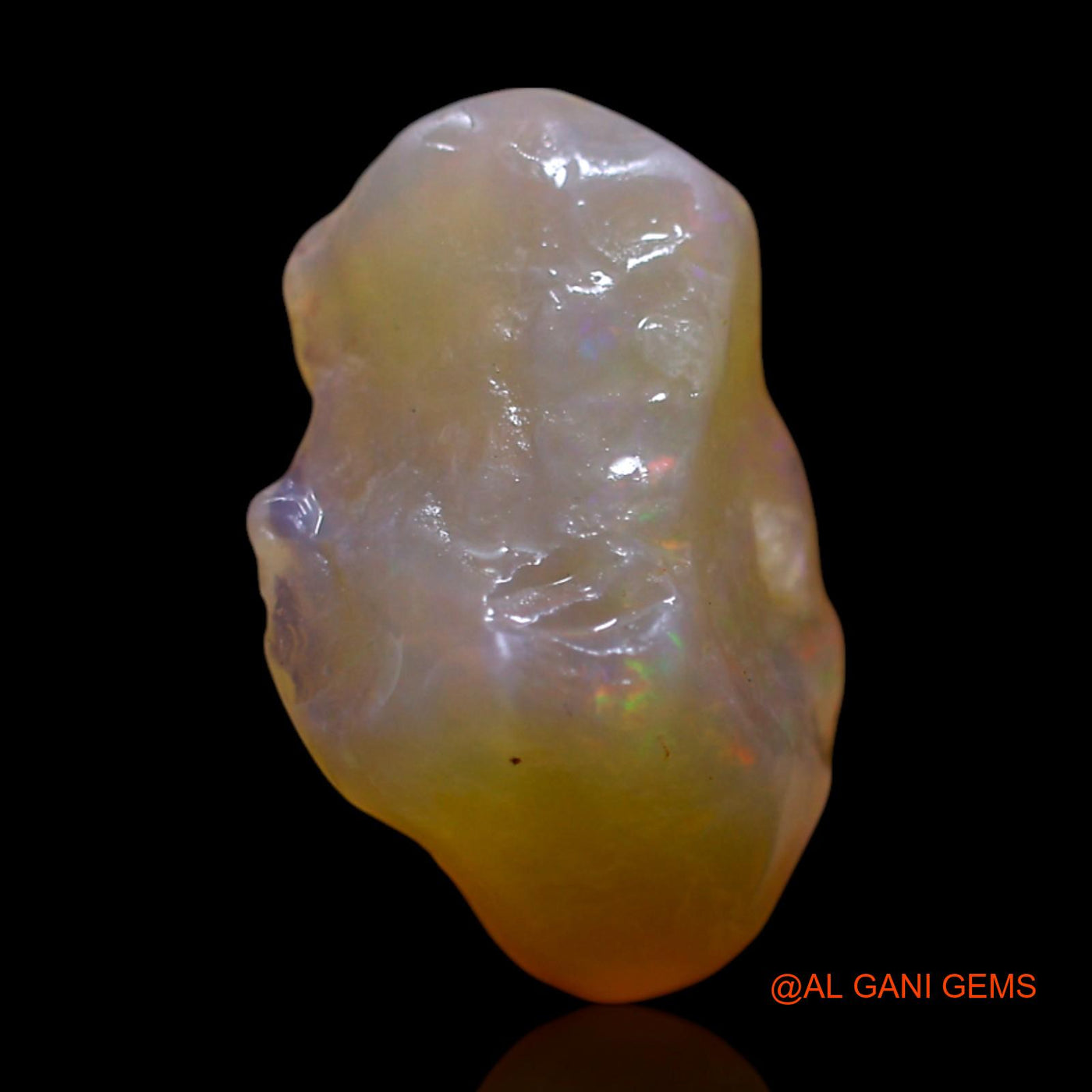 4.00 Cts Natural Australian Fire Opal Loose Gemstone Fancy Rough 15x10x7 mm RG-840