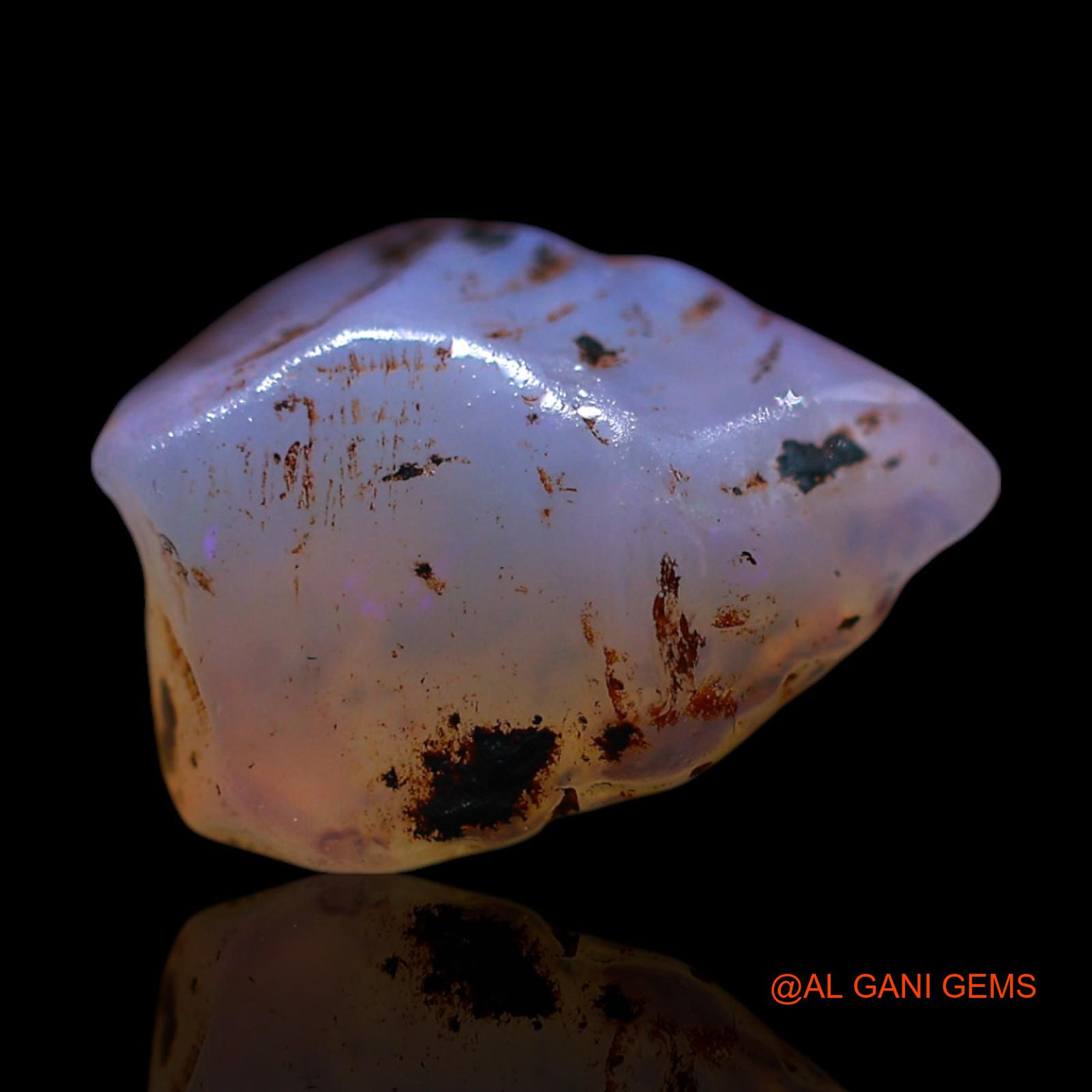 5.00 Cts Natural Australian Fire Opal Loose Gemstone Fancy Rough 13x12x7 mm RG-841