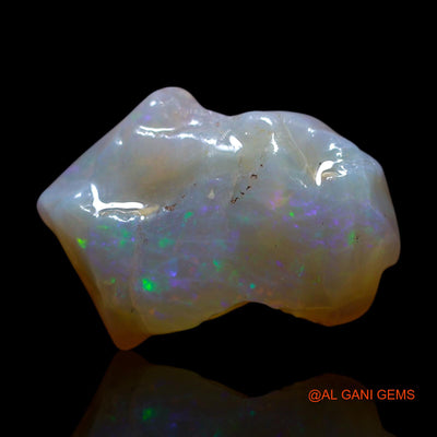 Natural Untreated Fire Opal Loose Gemstone Fancy Rough From Australia 4.00 Cts 15x11x5 mm RG-842